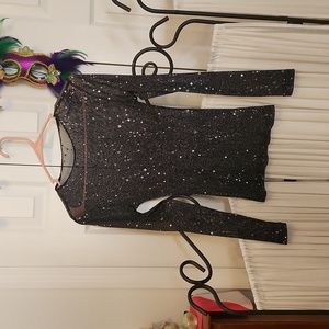 Mango Pop sheer star shirt